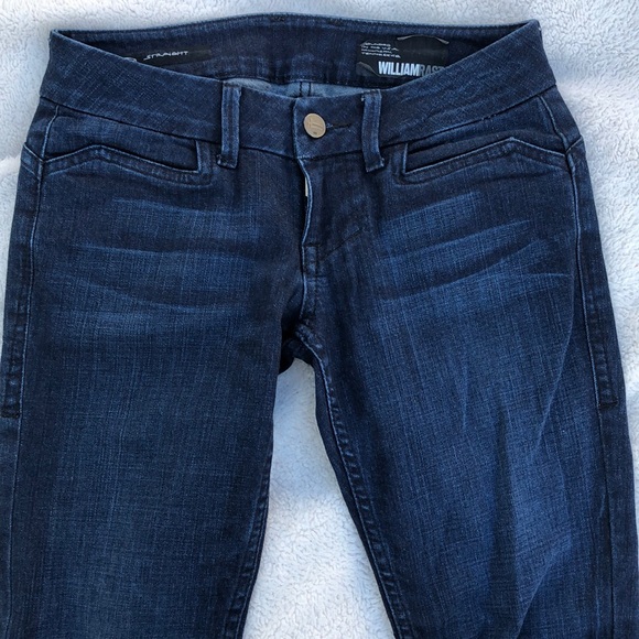 William Rast Dark Savoy Straight Jeans Size 26 - Picture 4 of 9